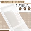 Gulfmew 1 Pack Deep Drawer Organizer Bins, Adjustable Sliding Drawer