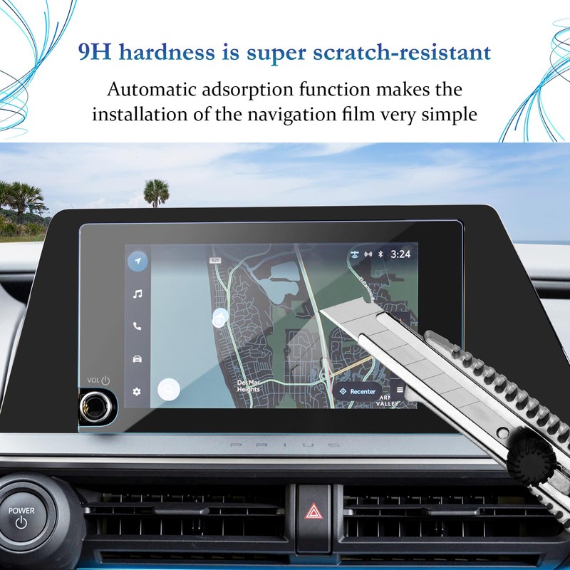 SKTU 2024 2025 Prius Accessories Screen Protector for 2023-2025 Toyota