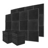 52 Pack Acoustic Foam Panels,1" x 12" x 12"Acoustic Wedge