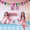 2pcs Pastel Blue Table Cloth Party Disposable Tablecloths,137 x274cm Shiny