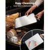 Titanium Cutting Board for Kitchen, Double Sided Non Toxic Titanium