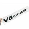 V8 Biturbo Lettering 3D Emblem Logo G63 S63 SL63 CL63
