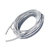 3/8" x 25' White Shock Bungee Rubber Rope Cord - Woven Jacketed