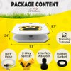 TrioGato Outdoor Dog Pet Water Sprinkler Easy Activated Dog Water
