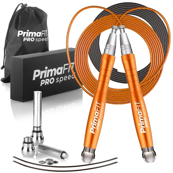 PrimaFIT Skipping Rope Adult Fitness Pro Speed Jump Rope 3
