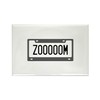 CafePress Zoom License Plate Magnets Rectangle Magnet (100 pack)