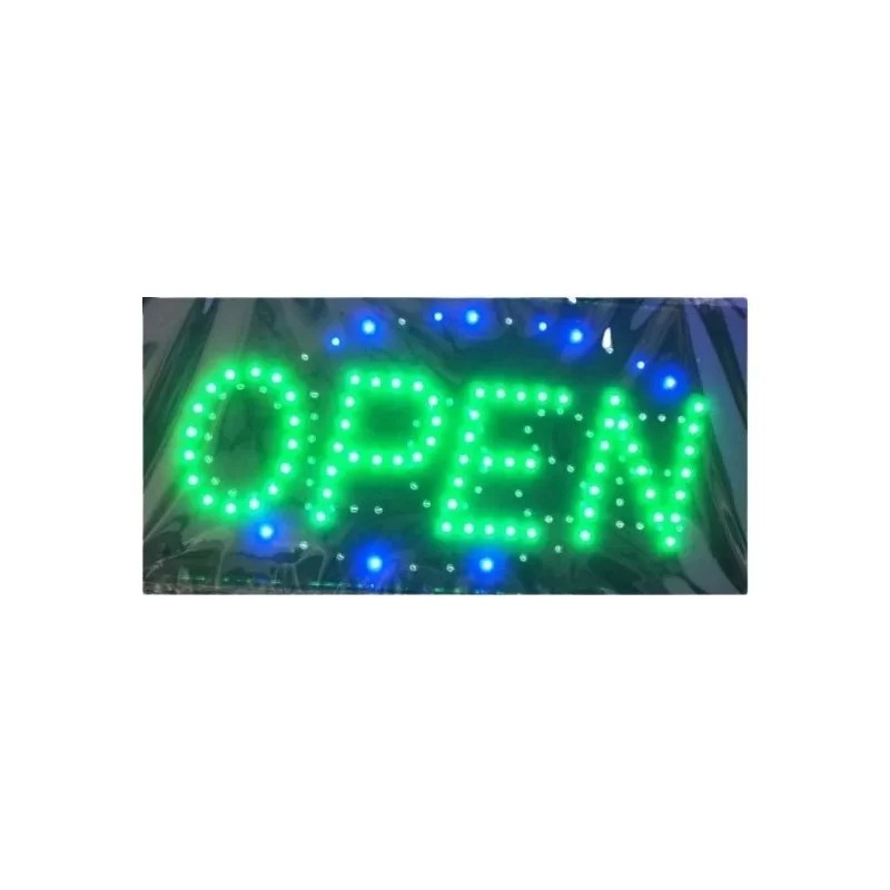 Anuncio Luminoso Open Close 2 En 1 Letrero De Luz