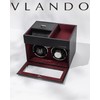 Vlando Automatic Double Watch Winder - Watch Winder Box with