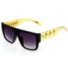 SELECOCO B-BOY B-GIRL Thick Plastic Chain Necklace Gold Kids Hip