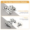 Furniware 2 Pieces 1/2 in Overlay Soft Close Concealed Hinge