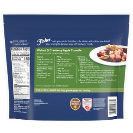 Fisher Chef's Naturals Walnut Halves & Pieces, 16 oz, Naturally Gluten Free, No Preservatives, Non-GMO