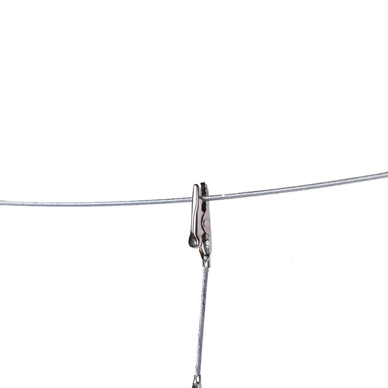 61.3inch Steel Wall Hanging Photo Display Cable Wire Rod String