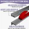 Hzetuu Shower Threshold Water Dam Barrier - Versatile, Silicone Shower