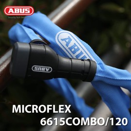 ABUS Microflex 6615K Bicycle Key Lock Road Bike Key Armored Cable Lock Theft Scheme 47.2 inches (120 cm) Black