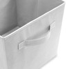 Casafield Set of 12 Collapsible Fabric Cube Storage Bins, White