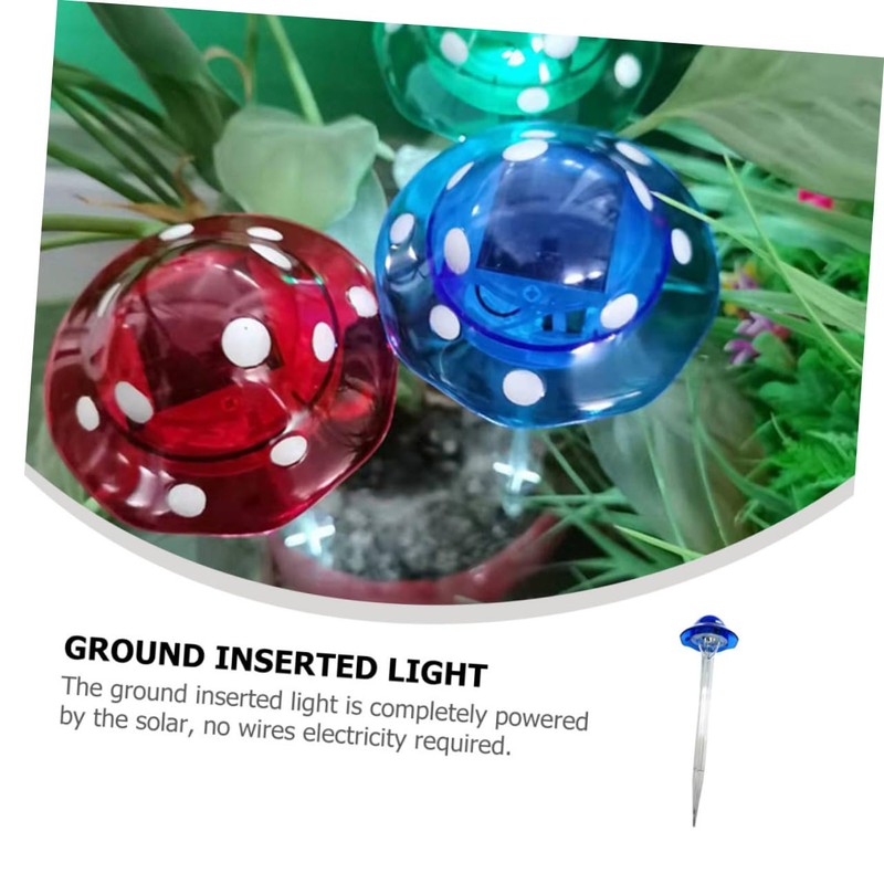 OSALADI Mushroom Lamp Mushroom Pathway Light Outside Solar Lights Pathway