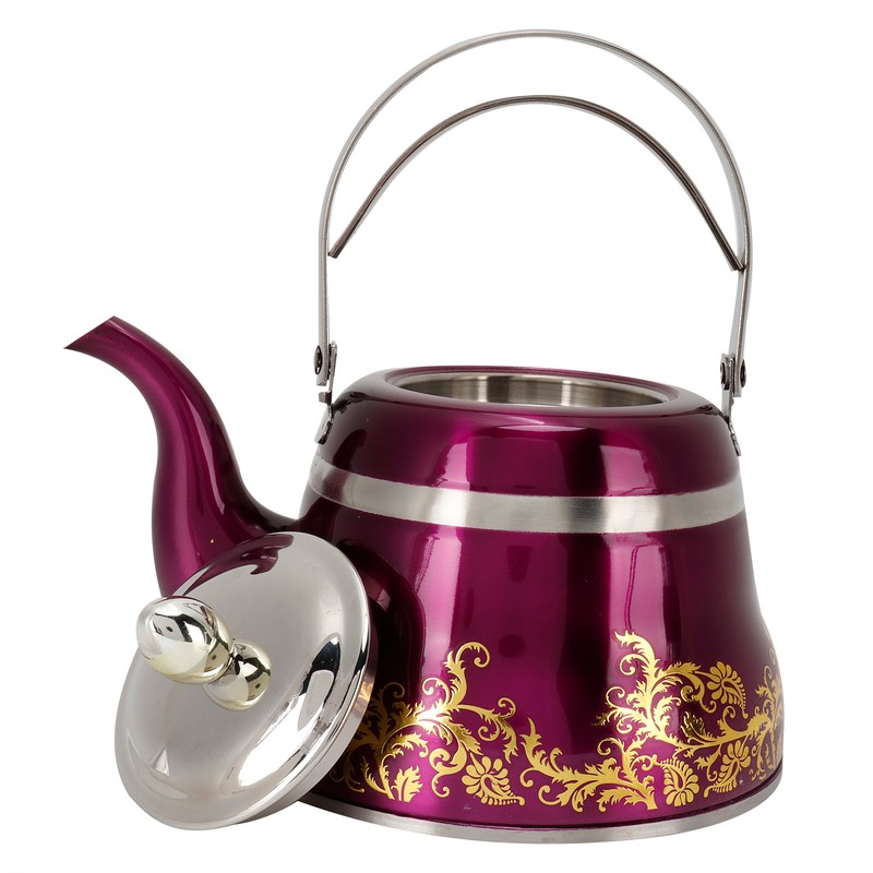 1.5L Teapot Classical Roman Tea Coffee Water Kettle Teaware Kitchen