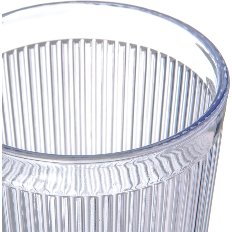 Carlisle 401607 Crystalon Stackable SAN Tumbler, 16.2 oz. Capacity, Clear
