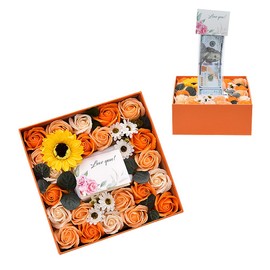 Money Box for Cash Gift, Money Pull Out Gift Box with Soap Flower, Unique Surprise Money Pull Box for Birthday Mother's Day Anniversary Graduation