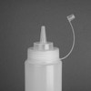 Vogue Clear Squeeze Sauce Bottle with Nozzle Cap 680 ml/24