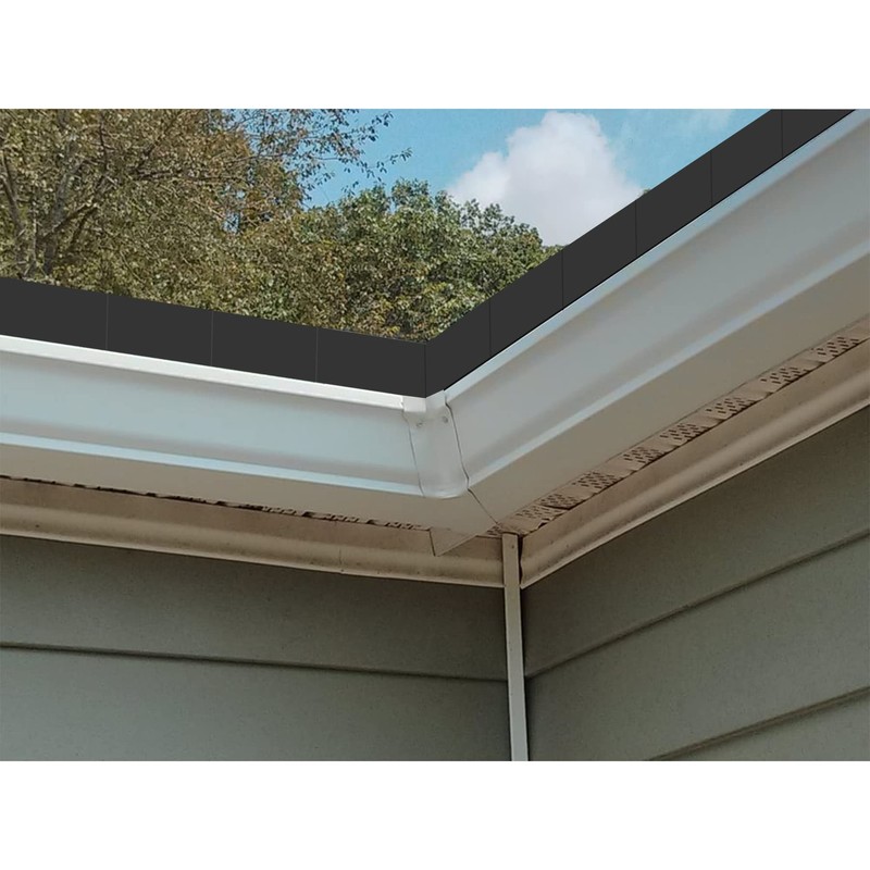 Powrocket 4 Pack Aluminum Gutter Valley Splash Guard,Keep Water from