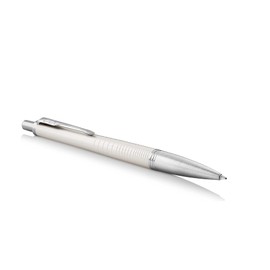 Parker Urban Premium Metal Ballpoint Pen | White Pearl Lacquer with Chiselled Pattern | Blue Ink | Gift Boxed