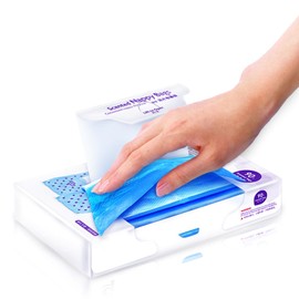 Scented Nappy Bag with Carry Handles, Baby Disposable Nappy Bags, Scented Nappy Bags, Scented Disposable Nappy Bags, Refill Film for Nappy Pails, Odour-Proof, Litter Loose Refill Bag