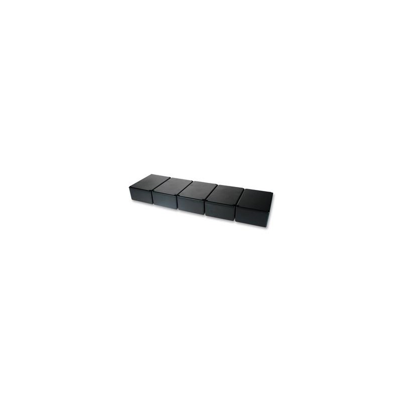 POTTING BOX & LID, X 5, BLK, 74X50X28MM | PLASTIC