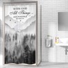 Riyidecor Bible Verse Quotes Scriptures Shower Curtain for Bathroom Decor