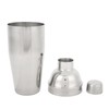 750ML Cocktail Shaker with Built in Strainer Stainless Steel Martini