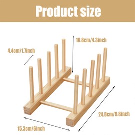 Mckkymi 2 Pcs Wooden Puzzle Display Stand-Toddler Puzzle Storage，Multifunctional Kitchen Dish Rack，Shelving for the kids，Puzzle Storage Rack Organizer Shelf for Adults Craft Collection Lovers