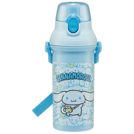 Skater PSB5SANAG-A Children's Water Bottle, Direct Drinking, 16.2 fl oz (480 ml), Plastic, One-touch, Dishwasher Safe, Made in Japan