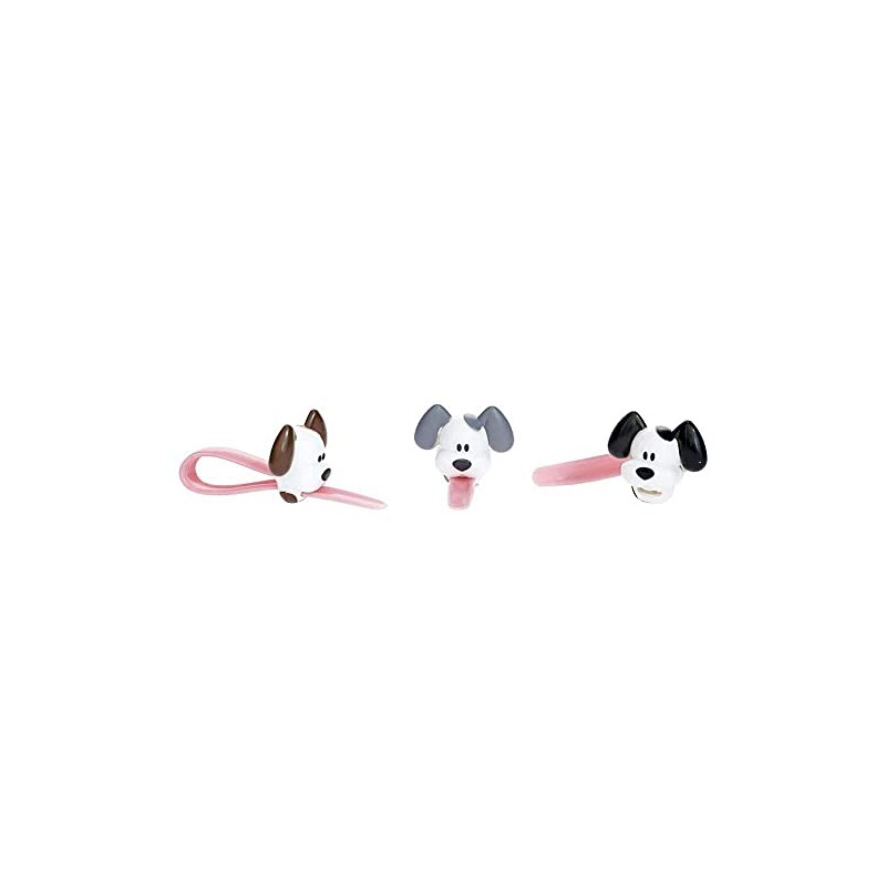 Joie Woof Novelty Dog Bag Ties Set of 3