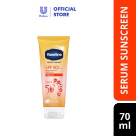 Vaseline Healthy Bright Body Lotion SPF50 Daily Protection & Brightening Serum 70ml