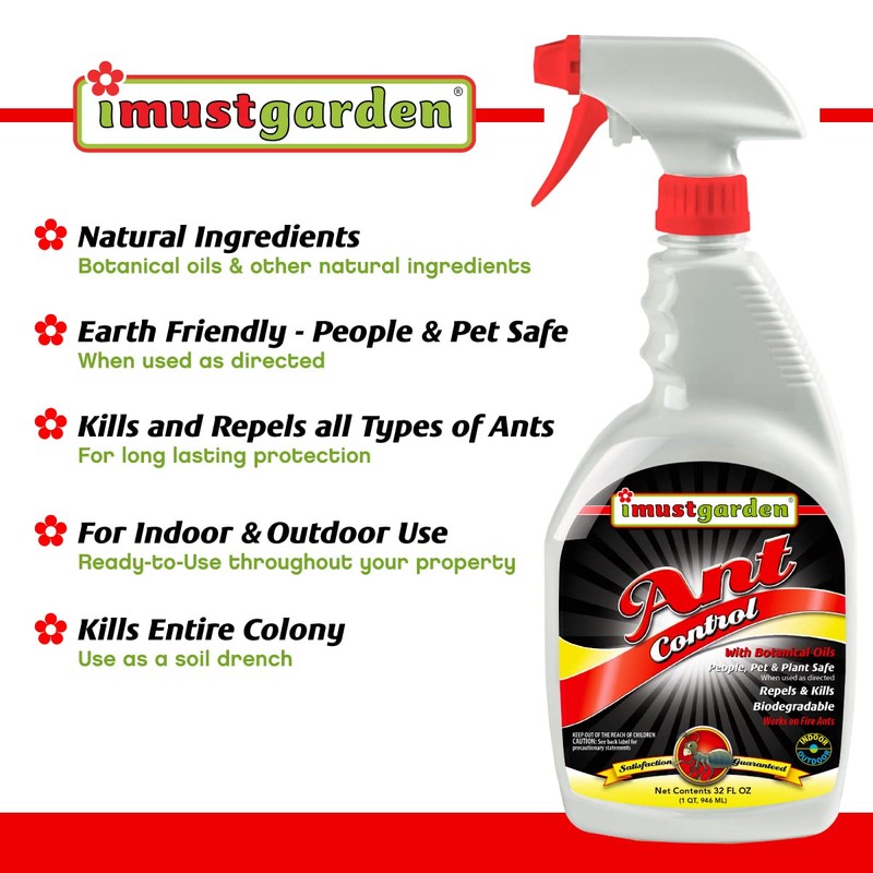 I Must Garden Ant Control - Kills & Repels -