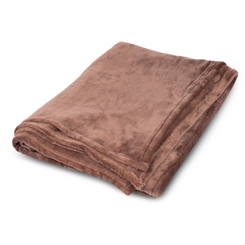 Ultra Soft Plush Throw Blanket (Cafe)