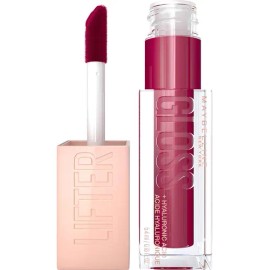 Maybelline Gloss hidratante para labios Lifter Gloss Candy Drop Tono Taffy, 5.4ml - Brillo de labios de larga duración, formulado con Ácido Hialurónico, sin sensación pegajosa