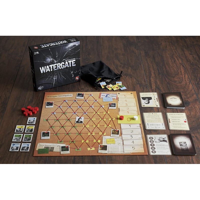 Capstone Games: Watergate, Strategy Board Game, History of Watergate Included,