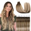 VINBAO Tape In Hair Extensions Human Hair Blonde Hair Extensions