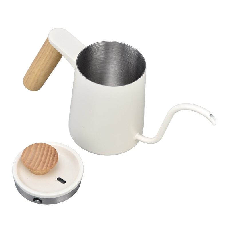 Stainless Steel Handle Drip Coffee Pot Long Gooseneck Spout Drip