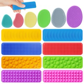 MACULPER Pack of 14 Fidget Toys, Sensory Stones, Stress Relief, Sensory Toys, Anti-Stress Toy, Suitable Fidget Toys for Children, Offices, Schools, Adults and Children