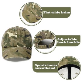 Durio Womens Baseball Caps Cute Baseball Hat Summer Sun Visor Hats Baseball Cap Men Adjustable Baseball Hats for Women Camo B One Size