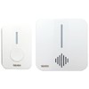 Revex LCW500 Wireless Chime Intercom Call Button Call Set, White