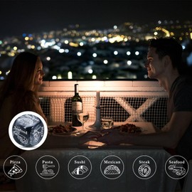 Anniversary Valentines Day Gifts for Wife Husband Food Decision Dice Gifts for Boyfriend Girlfriend Date Night Gifts for Him Her Christmas Funny Birthday Gifts for Women Men Wedding Gifts for Bride