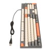 104 Keys Wired Keyboard 3 Colors Cute Gaming Keyboard USB