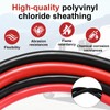 Nicholaus 6AWG 19.7-Inch (50cm) Battery Cable Set (1 Positive &
