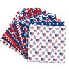 sorkwo 24 Sheets Independence Day Pattern Paper, 12" x 12"