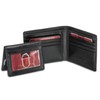 Mancini Equestrian2 Top Grain Leather RFID Secure Billfold with Removable