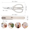 PAUDIN Kitchen Scissors, Multi-functional Kitchen Scissors, Magnetic Suction Storage Case,