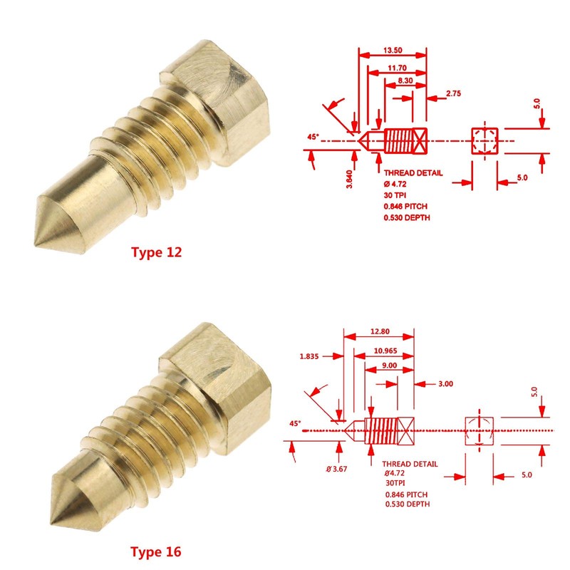 EMSea 10 Pcs Radiator Bleed Screw Repair Kit Rotatable Thread